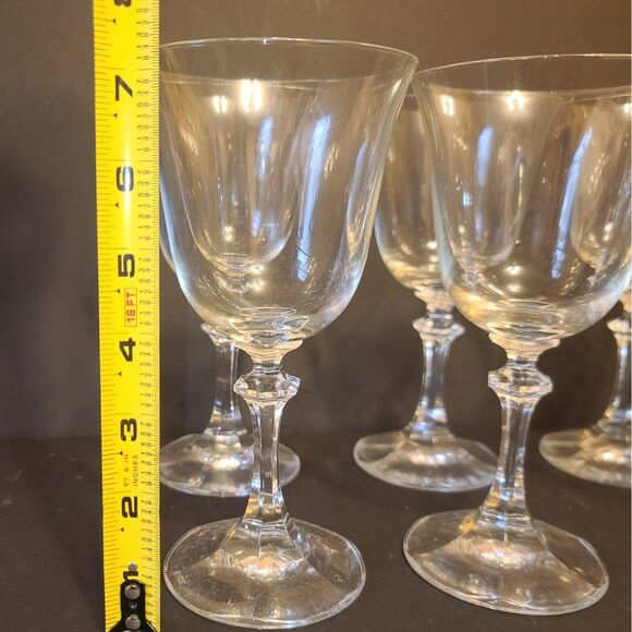 Royal Bavarian Crystal hand Cut Stems Water Wine Goblets with Box 6ct. 1980's‎ - Picture 11 of 11